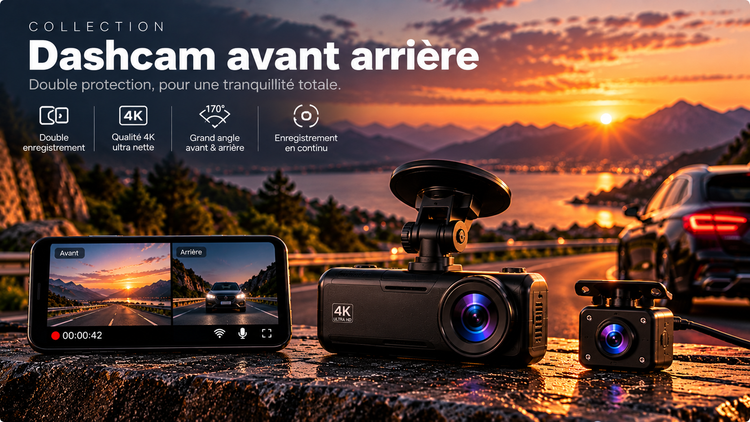 Dashcam avant arrière