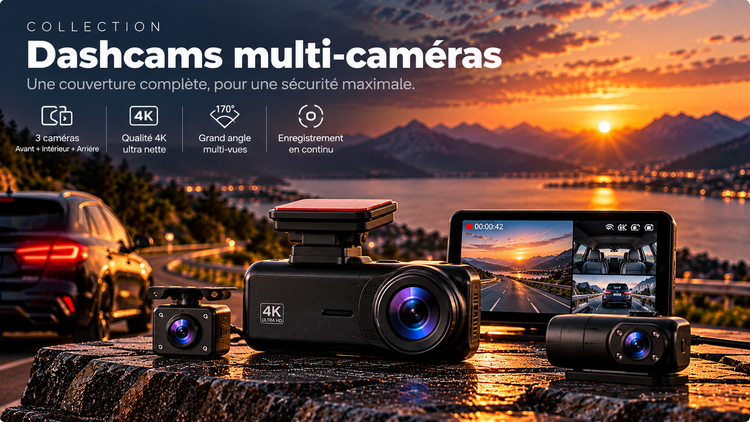 Dashcams multi-caméras